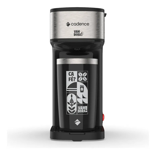 Cafeteira Elétrica Cadence Vambora C/copo Termico Cadence Preto