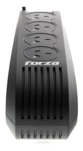 Estabilizador de tensión Forza FVR 900VA Series FVR-902A 900VA entrada de 220V negro