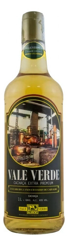 Cachaça Vale Verde Extra Premium 1L Envelhecida 3 anos Mineira