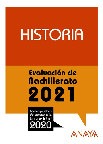 Libro 2021 Historia Evaluacion De Bachillerato - Aa.vv