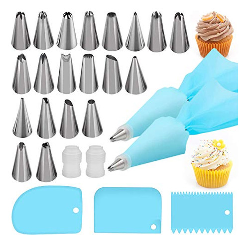 Bolsa De Silicona Para Glaseado, Bolsa Reutilizable Para Pas