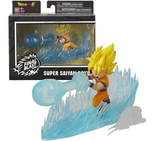 Figura Dragon Ball Super Final Blast 9 Cm Super Saiyan Goku