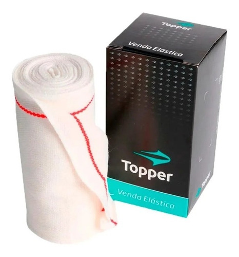 Topper Venda Elastica Training Unisex 11 Cm Blanco Ras