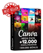 Comprar Pack Canva 12mil Templates Design Sofisticado Instagram Feed