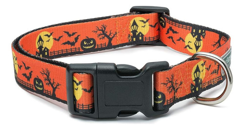 Collar De Perro De Halloween (el Castillo, Pequeño)