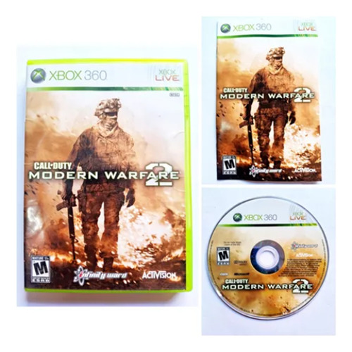 Call Of Duty Modern Warfare 2  Juego Xbox360 Físico Completo