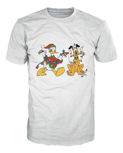 Camiseta Navidad Christmas Donal Pluto El Regalo Perfecto