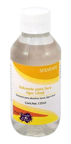 Solvente Para Laca Tipo Vitral Policraft Disolvente 125ml