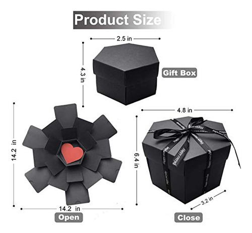 Caja De Explosión Wanateber, Caja De Explosión Diy Con 6 Car