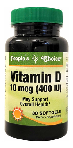 Vitamina D - Capsulas De Gel - Unidad a $19