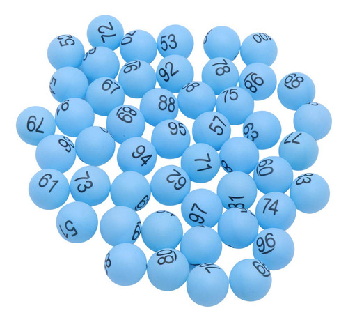 Toyvian 100 Bolas Numeradas 1-100 Pelotas De Lotería De Teni