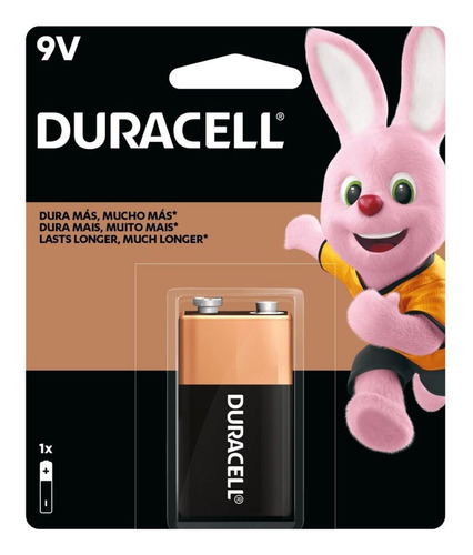 Imagem 3 de 3 de Bateria Duracell 9 Volts Microfone Violão Validade Longa