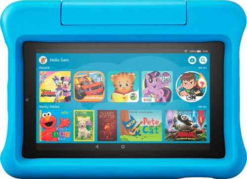 Tablet  Amazon Kids Edition Fire 7 2019 7  16gb Azul E 1gb De Memória Ram