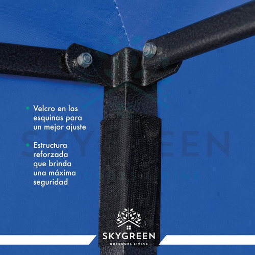 Imagen 7 de 7 de Carpa Toldo 2x2 Plegable Reforzado Impermeable Eventos