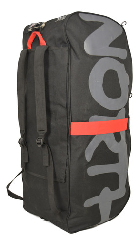 Bolso Mochila Northland Go 3 De 90 Litros - Super Reforzado Color Negro Diseño De La Tela Liso