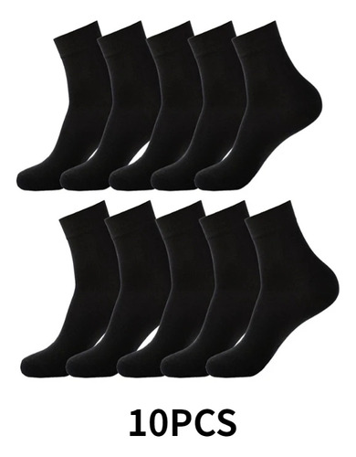 Calcetines De Longitud Media Para Hombre, 6 Unidades, De Col