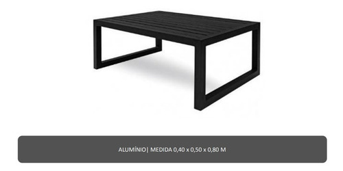 Mesa De Centro Marrocos Alumínio - Proteção Uv.