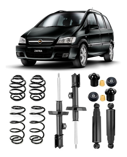 4 Amortecedor+ 4 Kit+ 4 Mola Zafira 2006 2007 2008 2009 2010