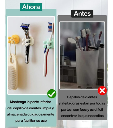 5 Porta Cepillo De Dientes Para Baño,porta Cepillo De Diente