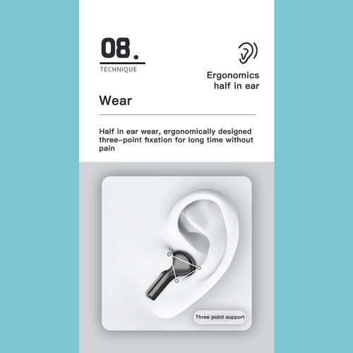 Imagen 3 de 8 de Auriculares Audifonos Bluetooth 5.0 Manos Libres F9 278 9d