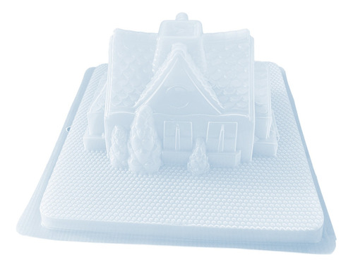 Molde Para Gelatina Villa Navideña Casa Navidad 3d