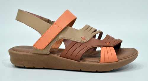 Sandalias Chocolate Originales Cuero Art 39510 Num. 35/41