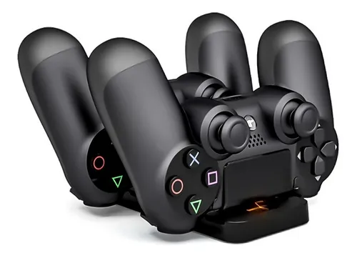 Base Dock Doble Cargador Soporte Control Joystick Ps4 - Otec