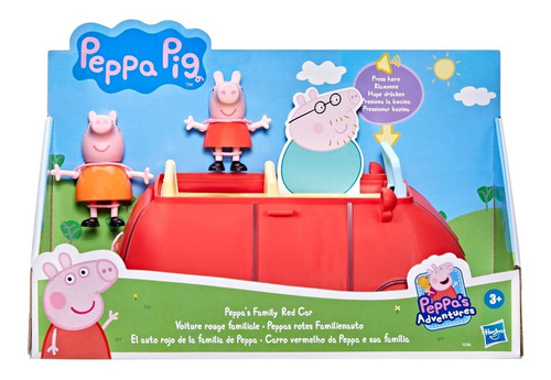 Peppa Pig - El Auto Rojo De La Familia De Peppa Hasbro