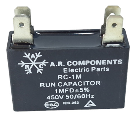 Capacitor A.r.components De 1 Mfd X 450 V 10und