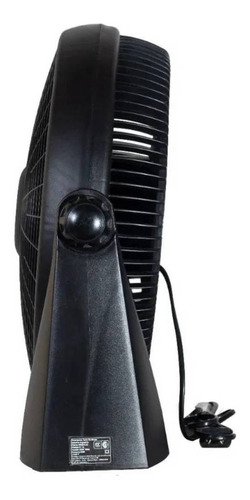 Ventilador de pared y de piso Indelplas IV16 turbo negro con 5 palas, 16" de diámetro 220 V