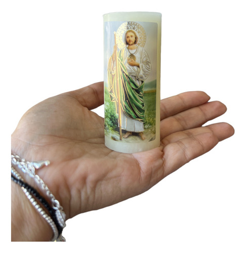12 Mini Cirios Chico San Judas Recuerdos Religioso