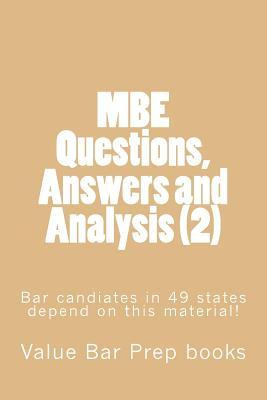 Libro Mbe Questions, Answers And Analysis (2) : Bar Candi...