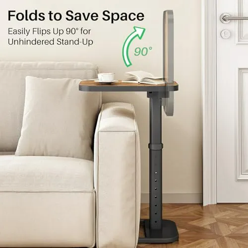 Mesa Auxiliar Ajustable Kitstorack Para Sofá Y Cama - Ideal