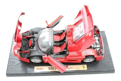 comprar Miniatura Ferrari F50 1995 1:18 Maisto Vermelha 1552