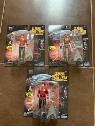 Star Trek - 3 Figuras De Acción