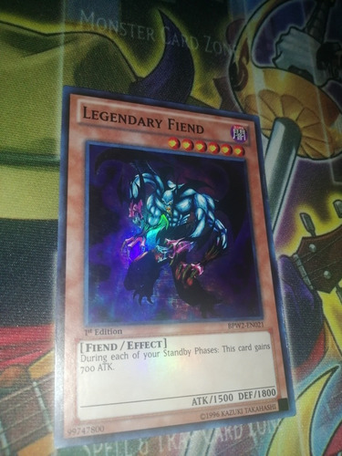 Legendary Fiend Super Rare Yugi-oh! Original Konami