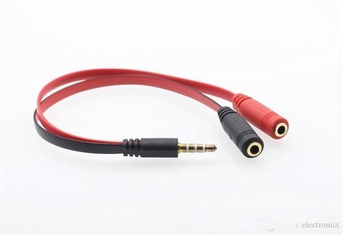 Adaptador De Audio/ Microfono A Jack 3.5mm