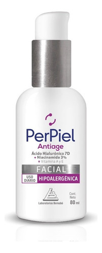 Perpiel Emulsión Antiage Facial Acido Hialurónico 80ml