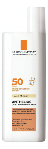 Protector Solar Anthelios Tinted Mineral Spf50 La Roche Posay para rostro