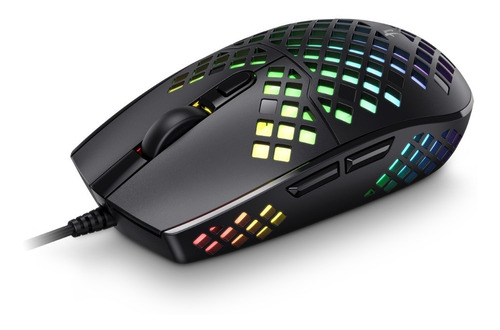 Mouse Gamer 3200dpi Pc Akira Crown Mustang 7 Botones Rgb P&p