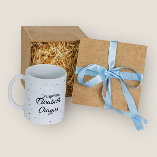 Convite Casamento Pastor Caneca Personalizada Com Caixa Mdf