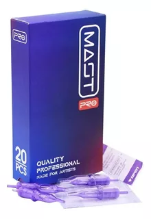 Kit 20 Cartuchos Para Tatuagem Mast Round Liner Rl Mast Pro Calibre da agulhas 1007