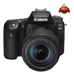 Camara Canon Eos 90d C/ Lente Ef 18-135 Is Nano Usm