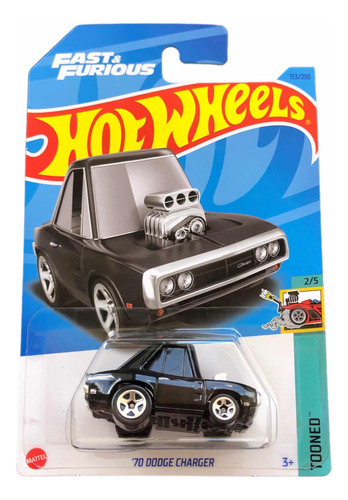 70 Dodge Charger Tooned Hotwheels Rápidos Y Furiosos