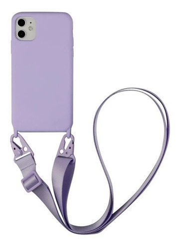 Funda Silicona Correa Ancha Para iPhone 13 Mini Pro Max