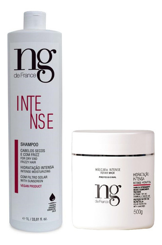 Kit Shampoo Intense 1l + Máscara Tratamento Intense 500g