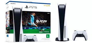 Console Sony Playstation 5 Standard 825gb + Jogo Fc24 Ps5