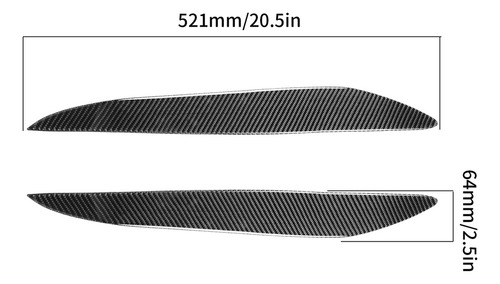 ` Funda De Ceja For Faros Delanteros For Mazda 3 2010-2013 Y