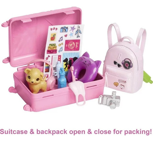 Barbie Malibu Roberts Y Puppy Incluye 10 Accesorios