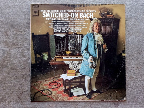 Disco Lp Walter Carlos - Switched-on Bach (1968) Usa R10